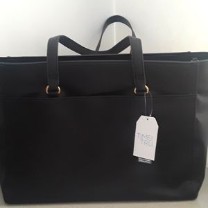 Time and Tru Black XL Handbag
